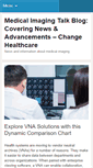 Mobile Screenshot of medicalimagingtalk.com